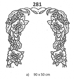 Predtlače na vyšívanie 281